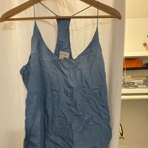 Cloth & stone denim tank top